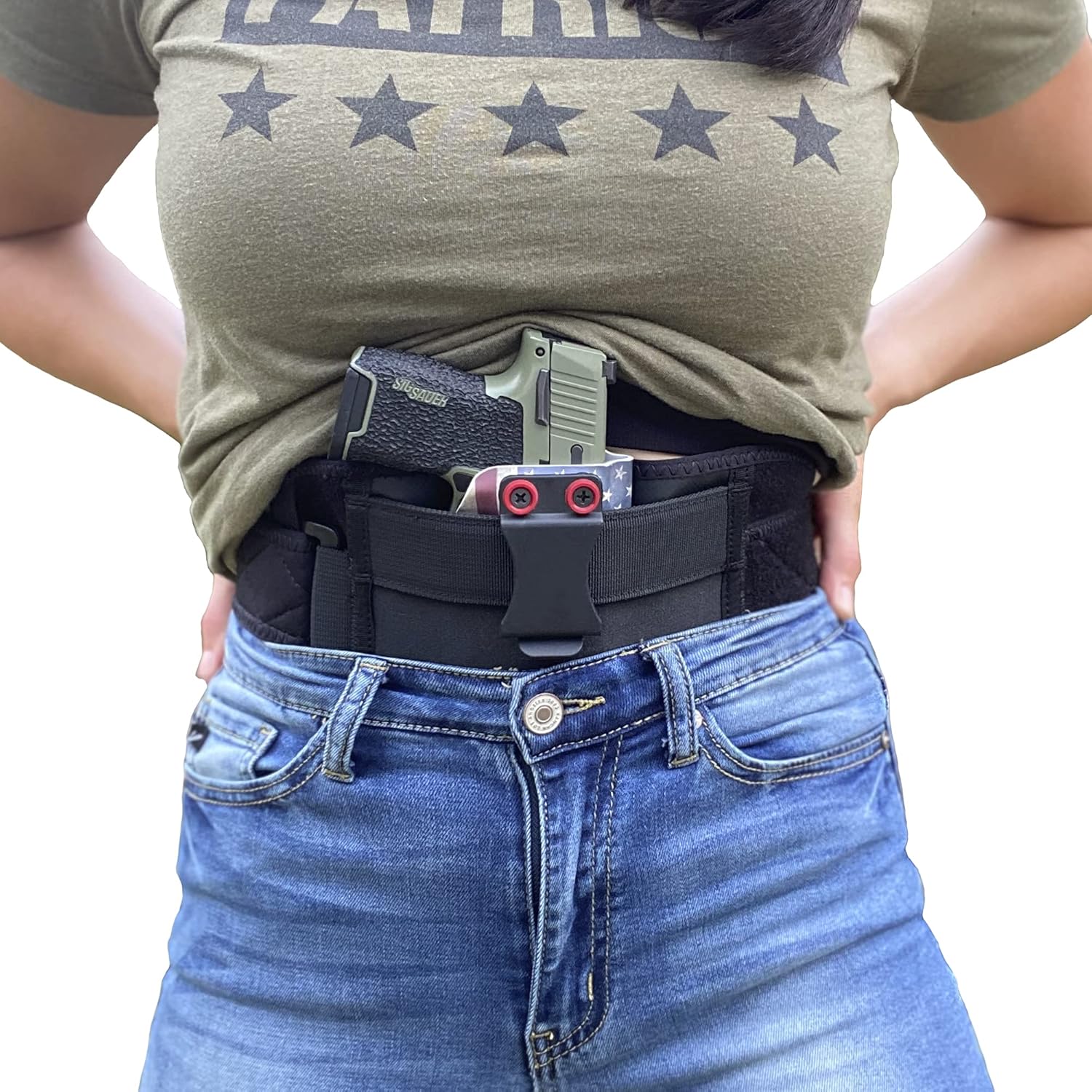 Strapt-Tac Belly Band Holster for IWB Kydex Gun Holsters