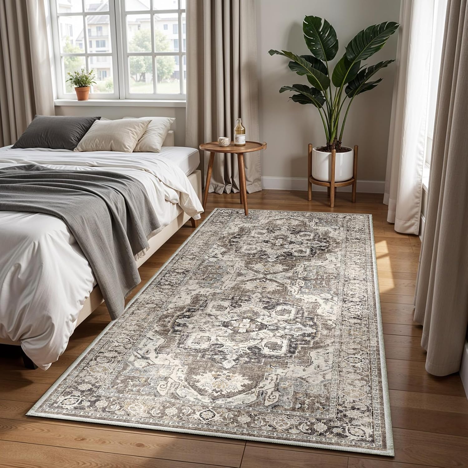 YOUFORTONG 3x6 Washable Kitchen Runner: Soft Non Slip Mat