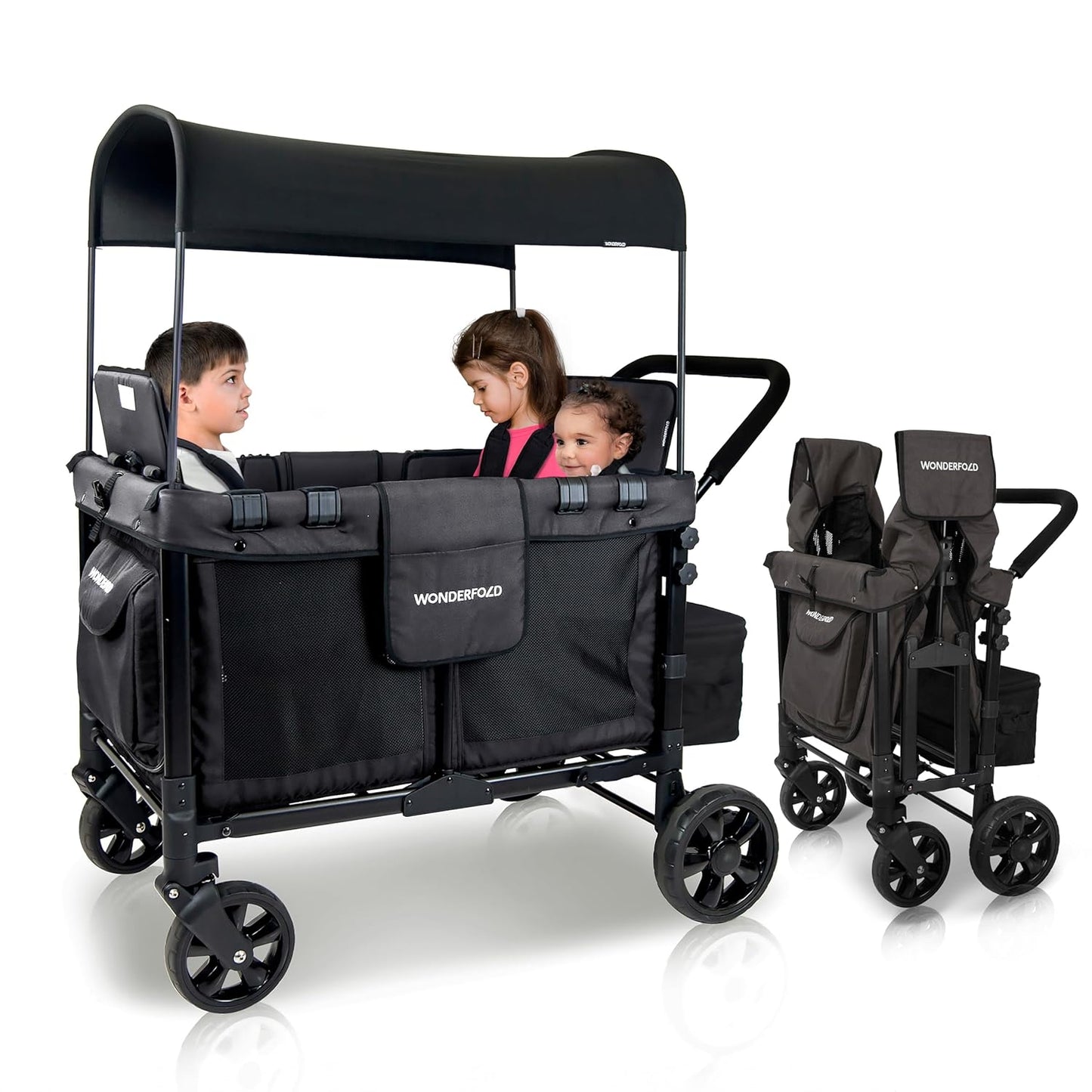 WONDERFOLD W4 Original Stroller Wagon for Kids - 4 Seater
