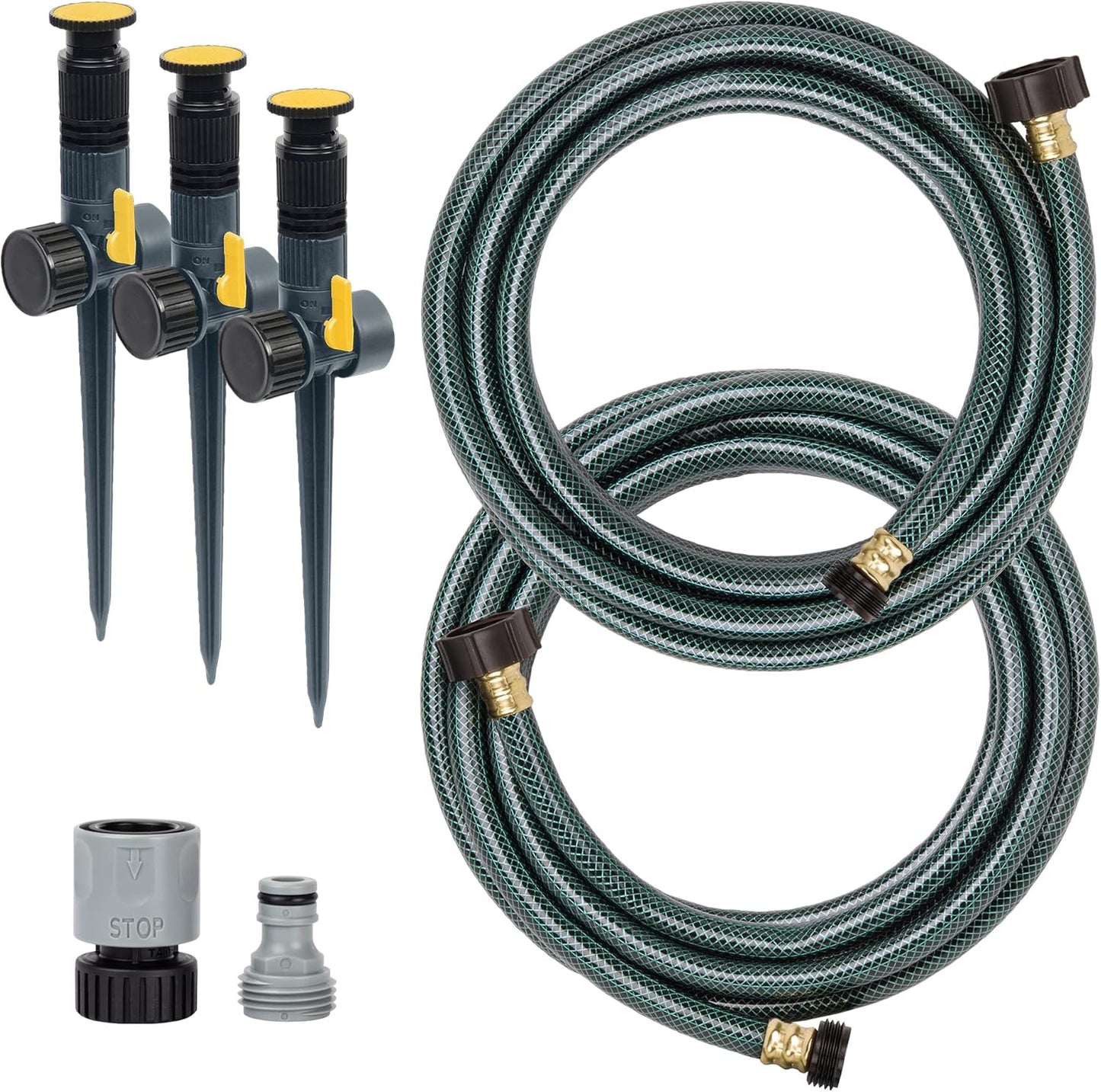 Melnor Adjustable Spike Set Sprinkler Bundle for Efficient Watering