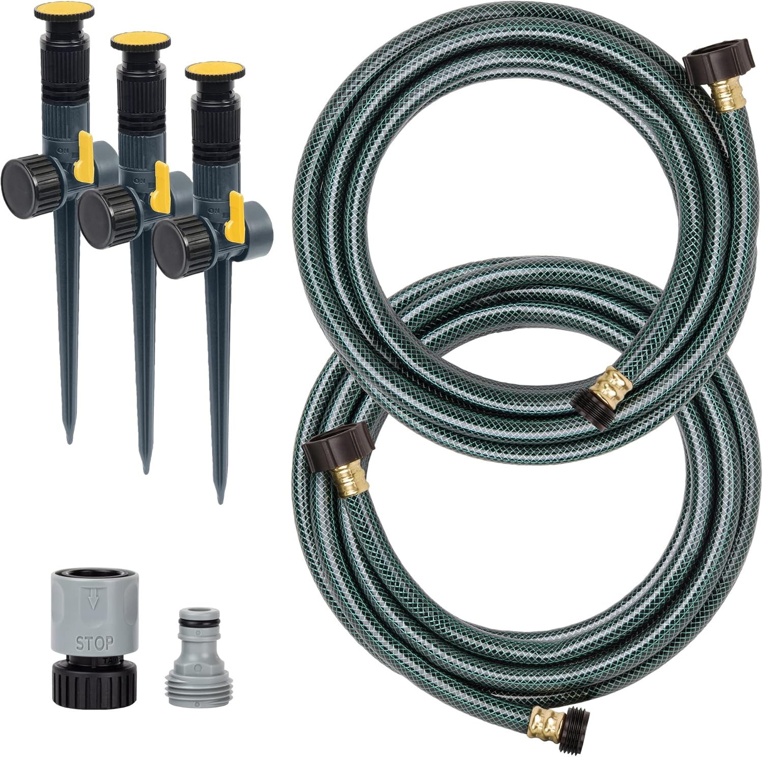 Melnor Adjustable Spike Set Sprinkler Bundle for Efficient Watering
