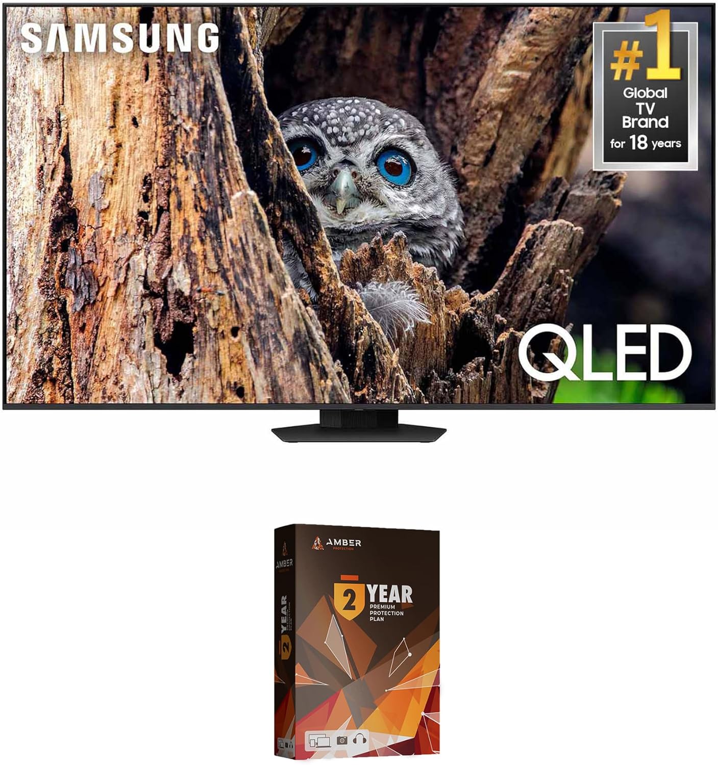 Samsung 50 QLED 4K Smart TV + 2 Yr Protection Plan
