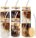 Layhit Bridesmaid Glasses 6 Pc Set - Cute Can Shaped 16 Oz Cups