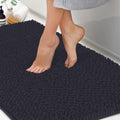 Plush Bathroom Rug 47x21 - Absorbent Quick Dry Chenille Bathmat