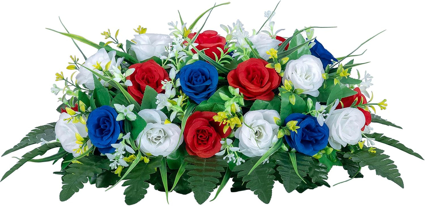 DONODA Cemetery Tombstone Flower Saddle for Grave Decorations