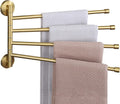 Alise Swing Out Towel Rack 4-Bar Folding Towel Holder - Space Saving