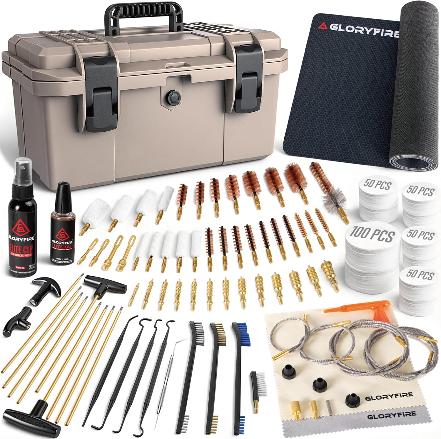 GLORYFIRE Adjustable Stand Deluxe Universal Gun Cleaning Kit Review