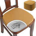 Luxury Memory Foam U-Shape Chair Cushions 6 Pack - Comfortable Dining