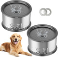 No Spill Dog Water Bowl 3.5L Slow Drink Stainless Steel - Splash Proof