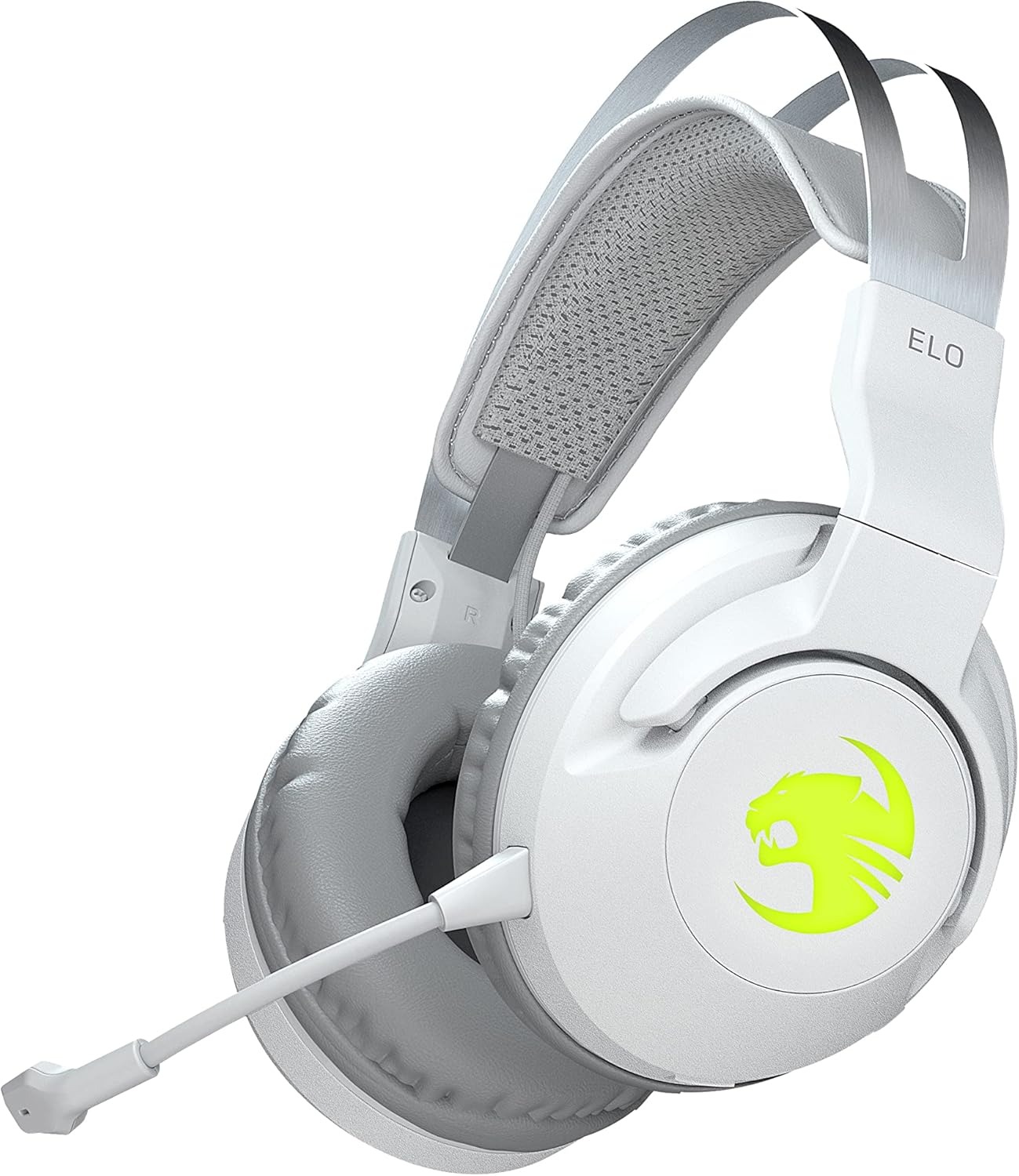 ROCCAT Elo 7.1 Air Wireless Headset: 24H Battery, RGB, White