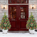 30 Inch Christmas Urn Fillers Set for Festive Outdoor Decor
