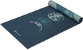 Gaiam Yoga Mat Premium 6mm Print Reversible - Extra Thick Comfort