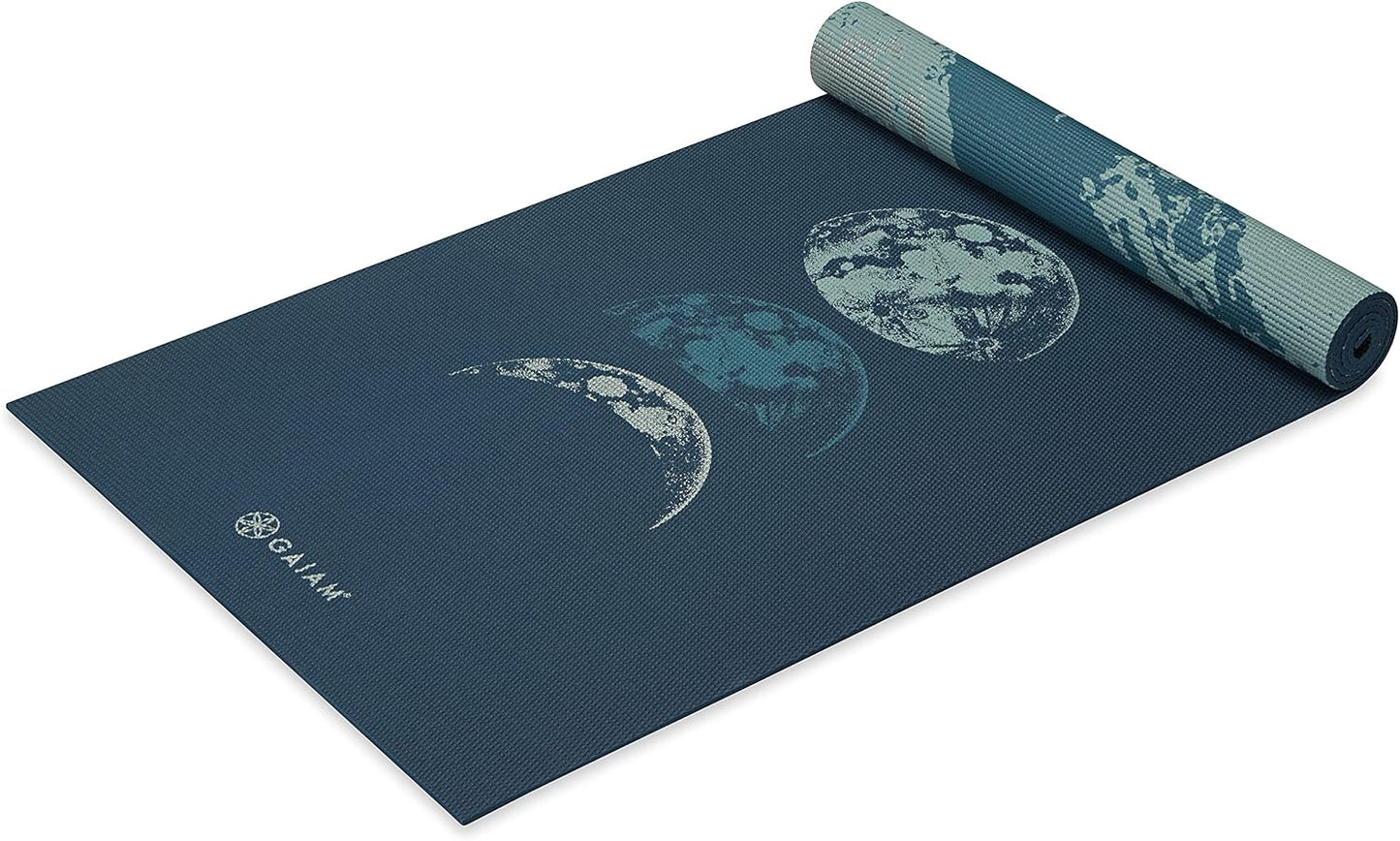 Gaiam Yoga Mat - Premium 6mm Extra Thick Non Slip Exercise Mat