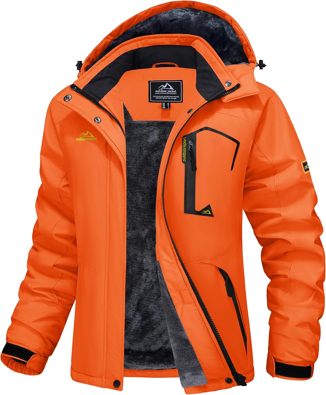 MAGCOMSEN Womens Ski Jacket Waterproof Insulated Warm Winter Coat