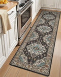 Kitchen Anti Fatigue Mat 17x59 in Black - Cushioned Memory Foam