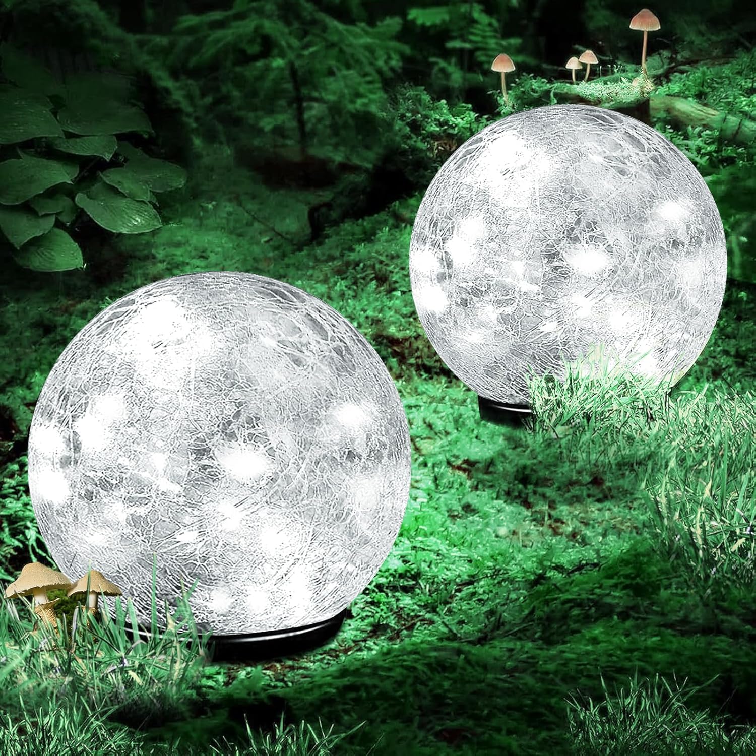 Garden Solar Ball Lights Outdoor Waterproof for Path and Yard