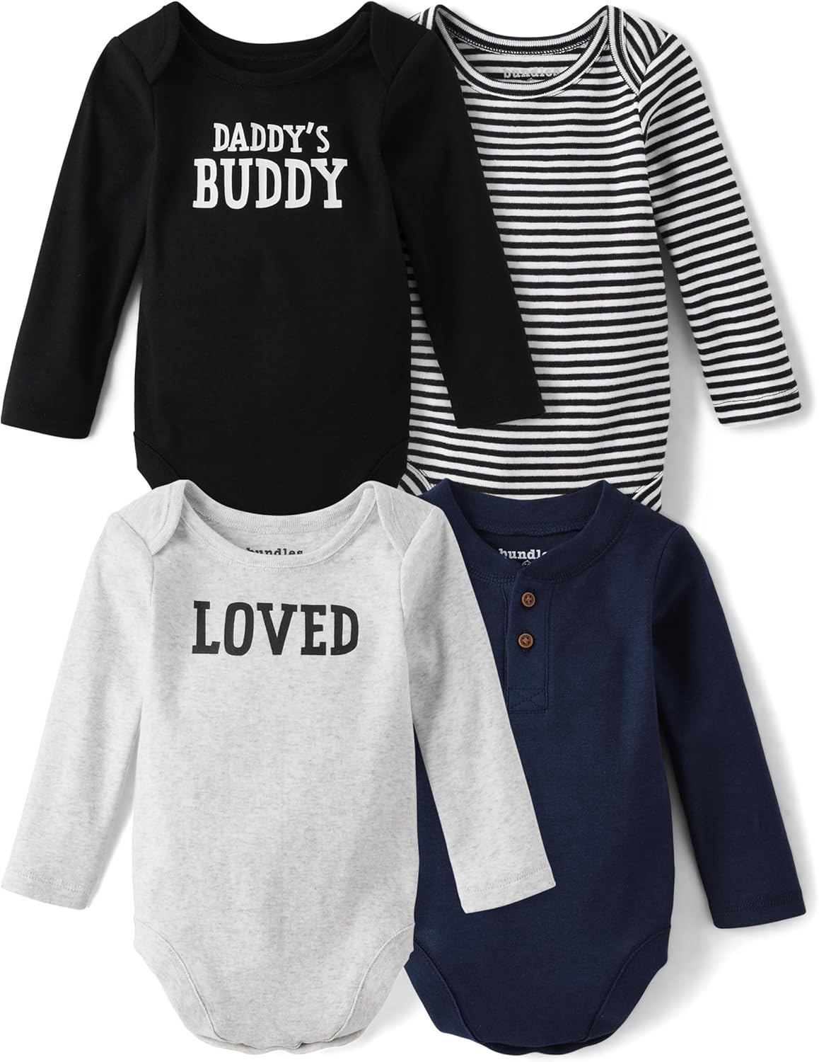 Comfy Long Sleeve Baby Bodysuits Multipack for Everyday Use