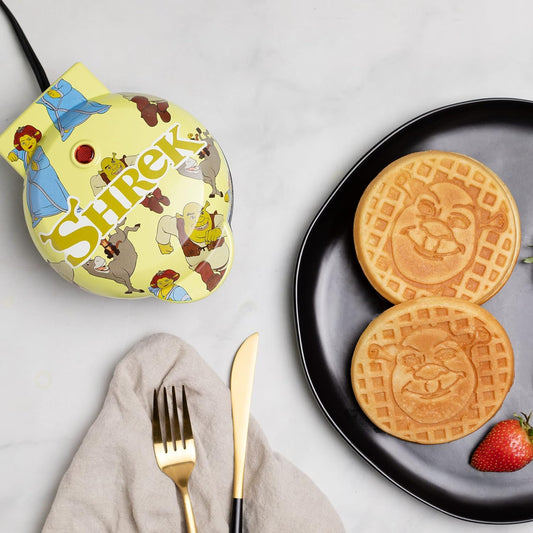 Shrek Mini Waffle Maker - Fun Kitchen Appliance for All Ages