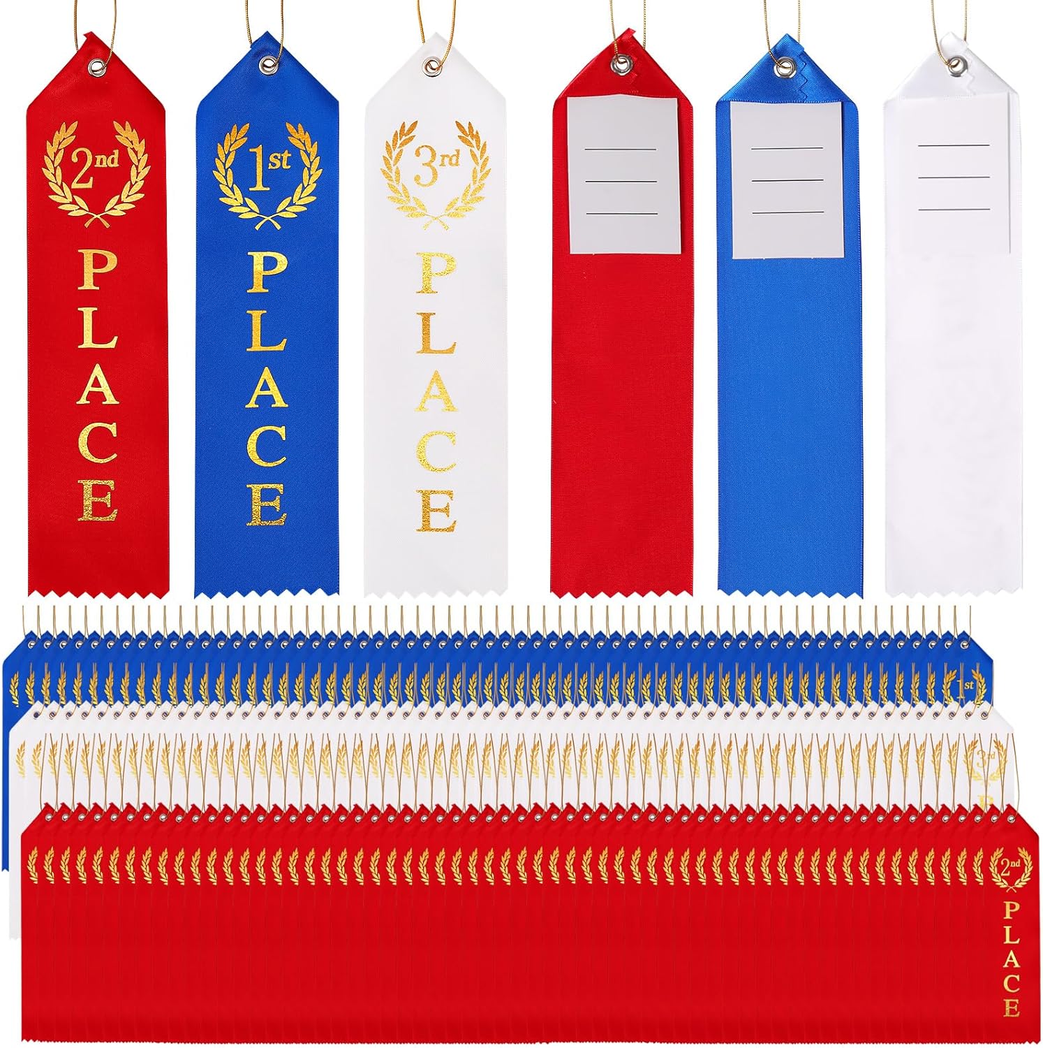 180PCS Award Ribbons for 1st, 2nd, 3rd Place Events