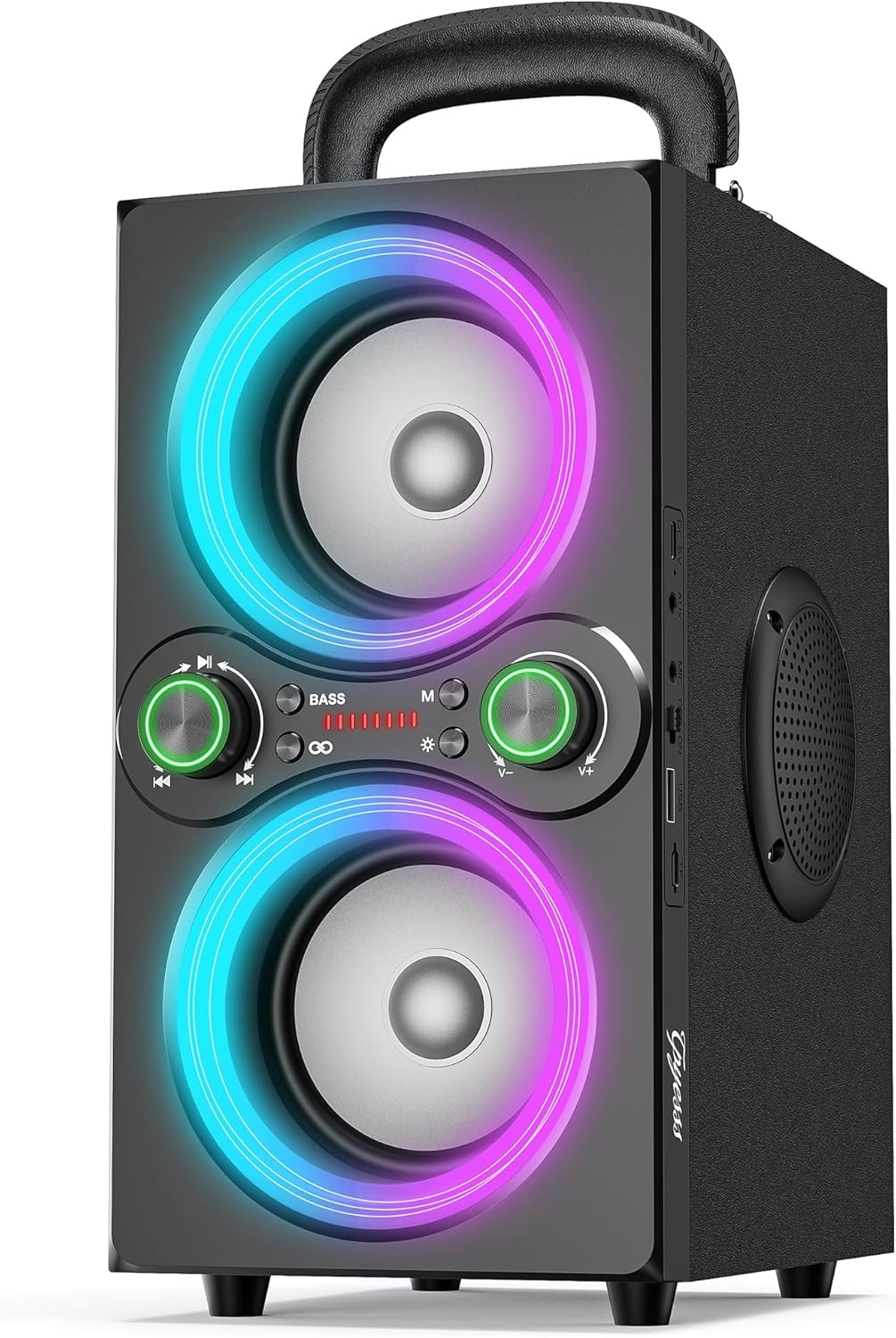 80W TWS Bluetooth Speaker: Loud BassUp Sound