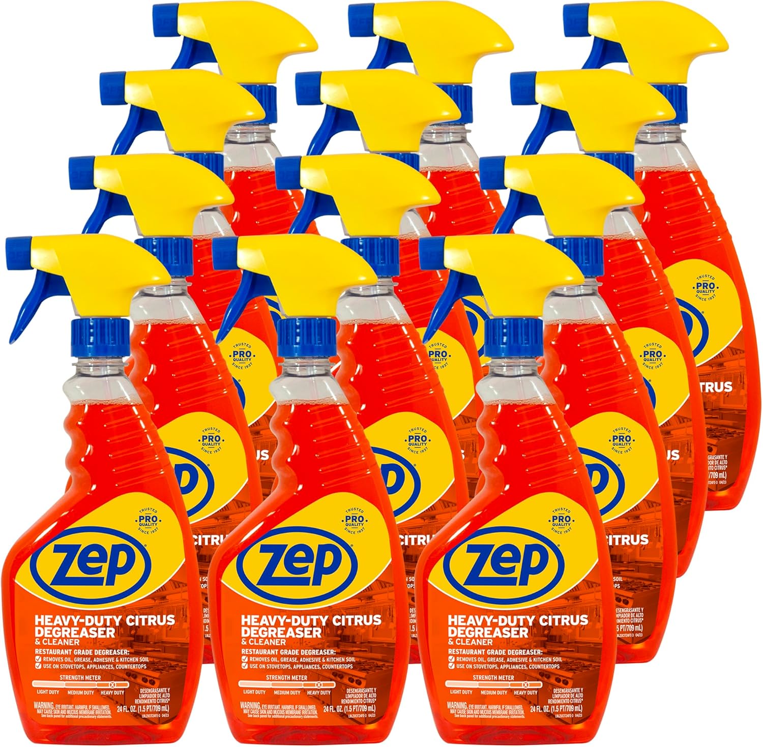 Zep Heavy-Duty Citrus Degreaser - Powerful Cleaner for All Surfaces