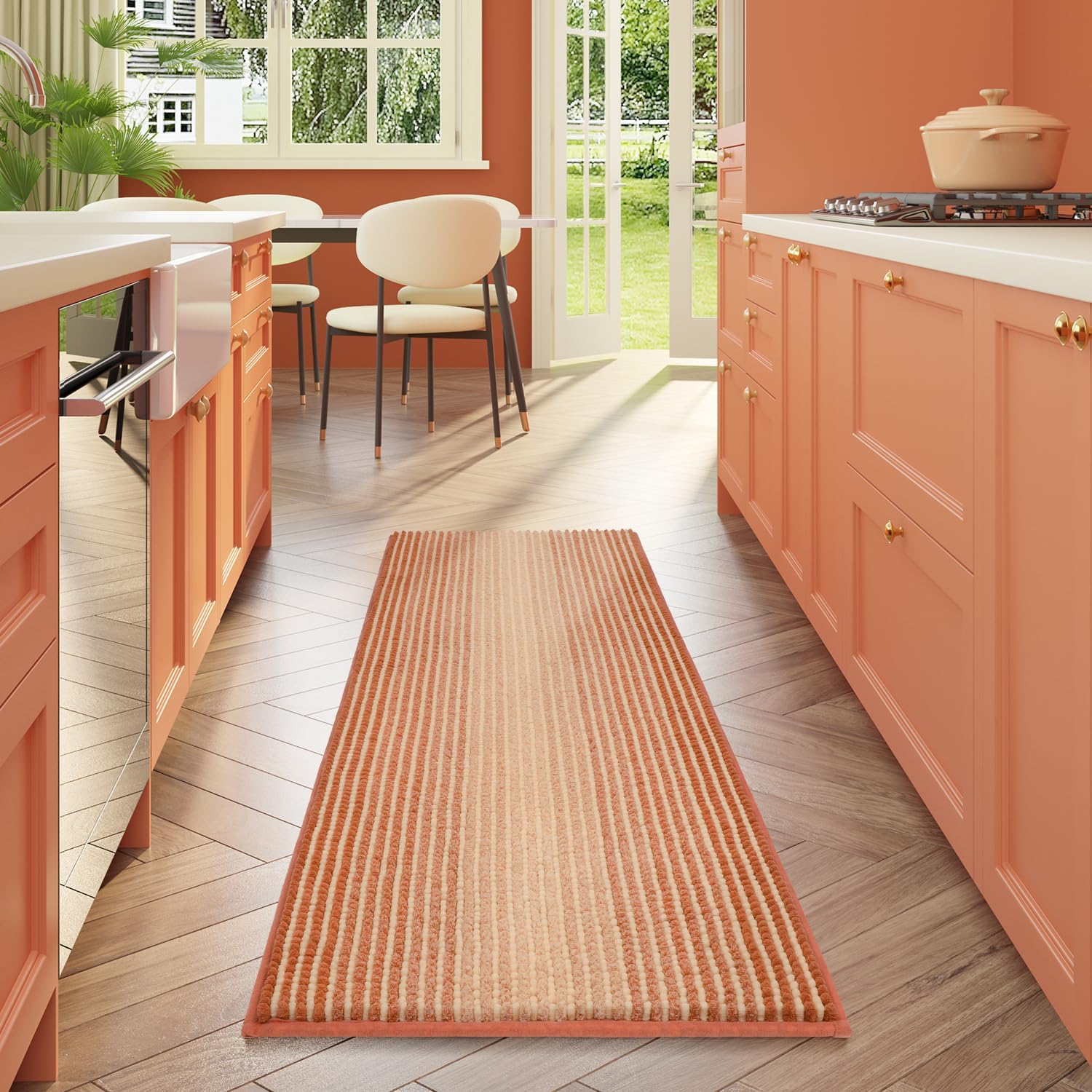 BSICPRO Large Bathroom Rug, Non Slip 24 x 70 Inches Chenille