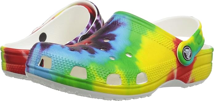Crocs Unisex-Child Classic Tie-dye Graphic Clog for Kids
