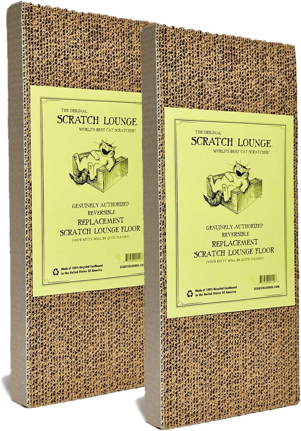 Cardboard Floor Refill for XL 13x22 Cat Scratchers - Durable