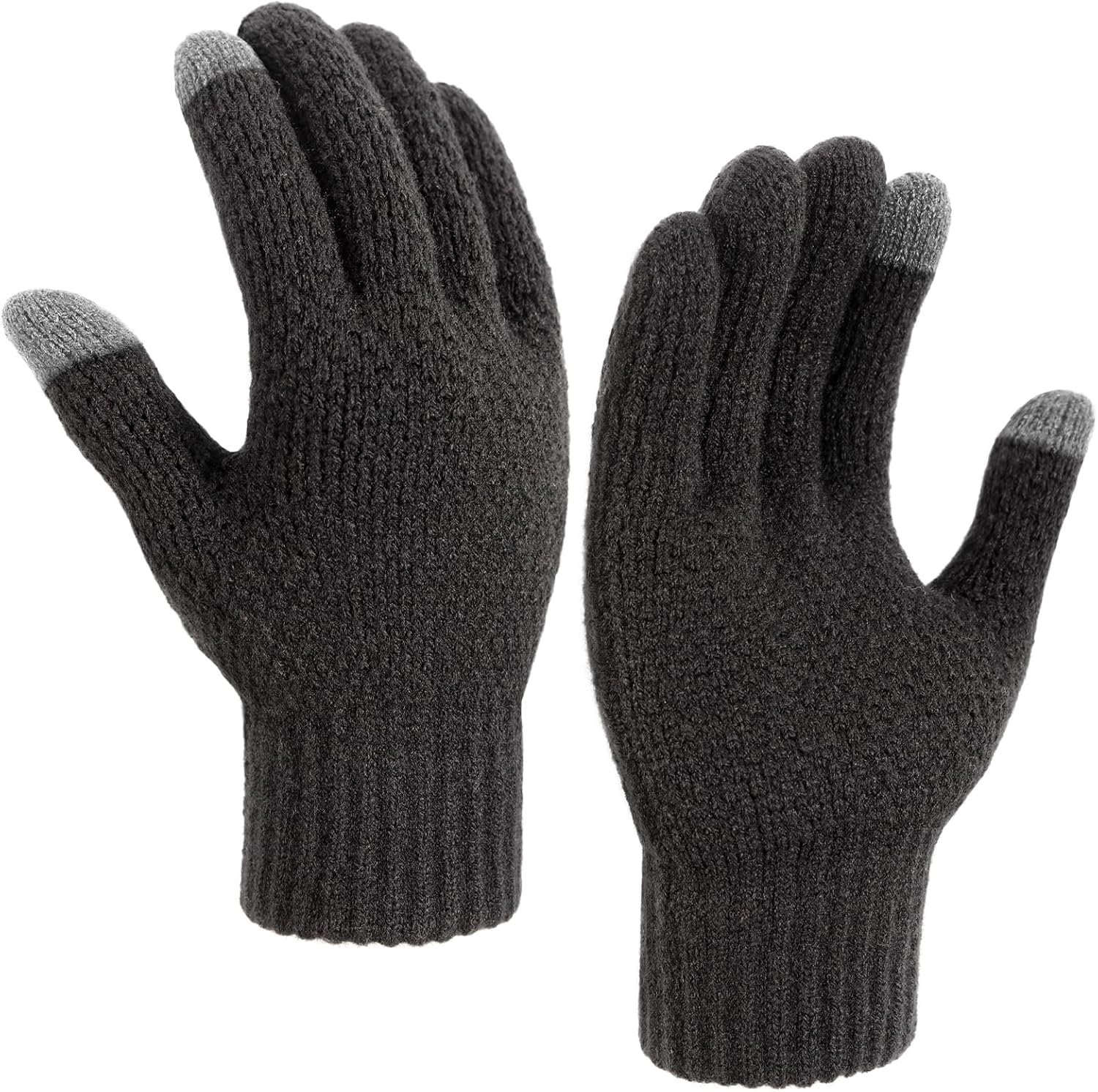 TOBEHIGHER Men's Winter Touchscreen Gloves - Keep Warm on the Go