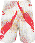 Zubaz NFL Men 7ft Inseam Shorts in Vibrant Camo, Zebra, Confetti