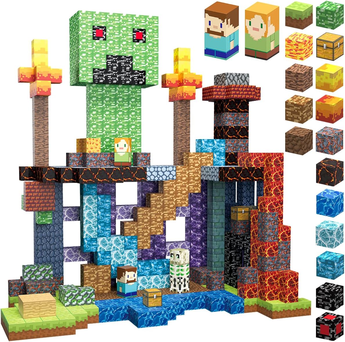 3D Magnetic Building Blocks for Kids - STEM Educational Fun!