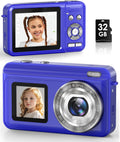 Digital Camera for Kids and Beginners - 2.7K Dual-Screen Vlogging