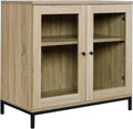 Organize Stylishly: Sauder Display Cabinet, TV up to 32