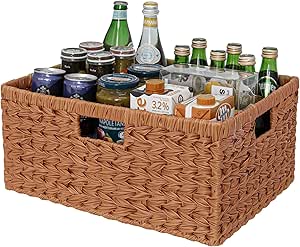 Woven Storage Basket for Organizing Pantry and More
