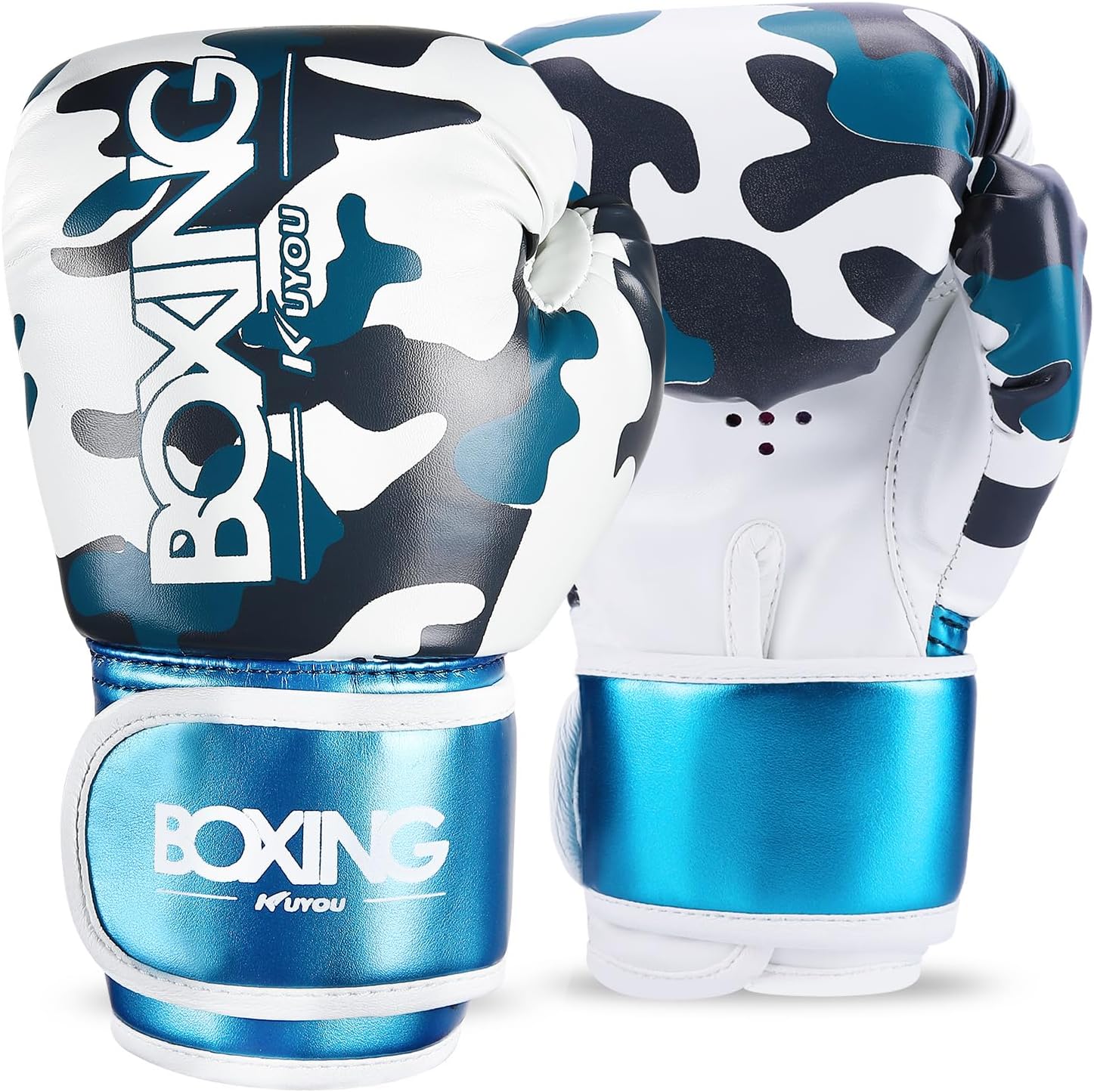 KUYOU Kids Boxing Gloves: Fun PU Cartoon Design