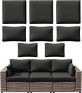 8p Outdoor Cushion Slipcovers - Waterproof Replacement Covers