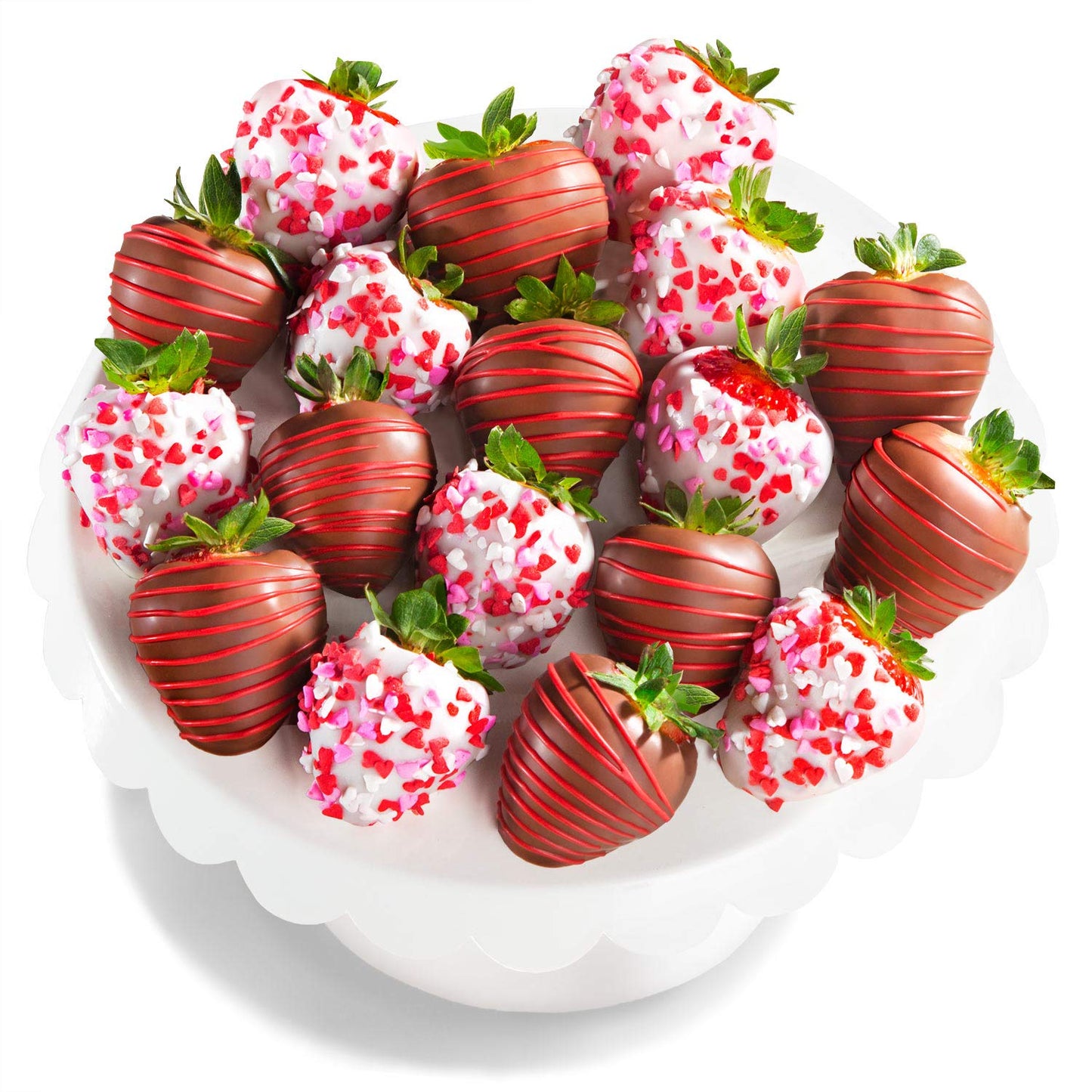 Love Bites Dipped Strawberries - 18 Fun Size Berries Gift
