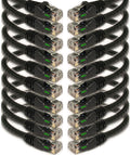 Cat6 Ethernet Cable 25 ft (10 Pack) - Reliable High-Speed Patch Cords