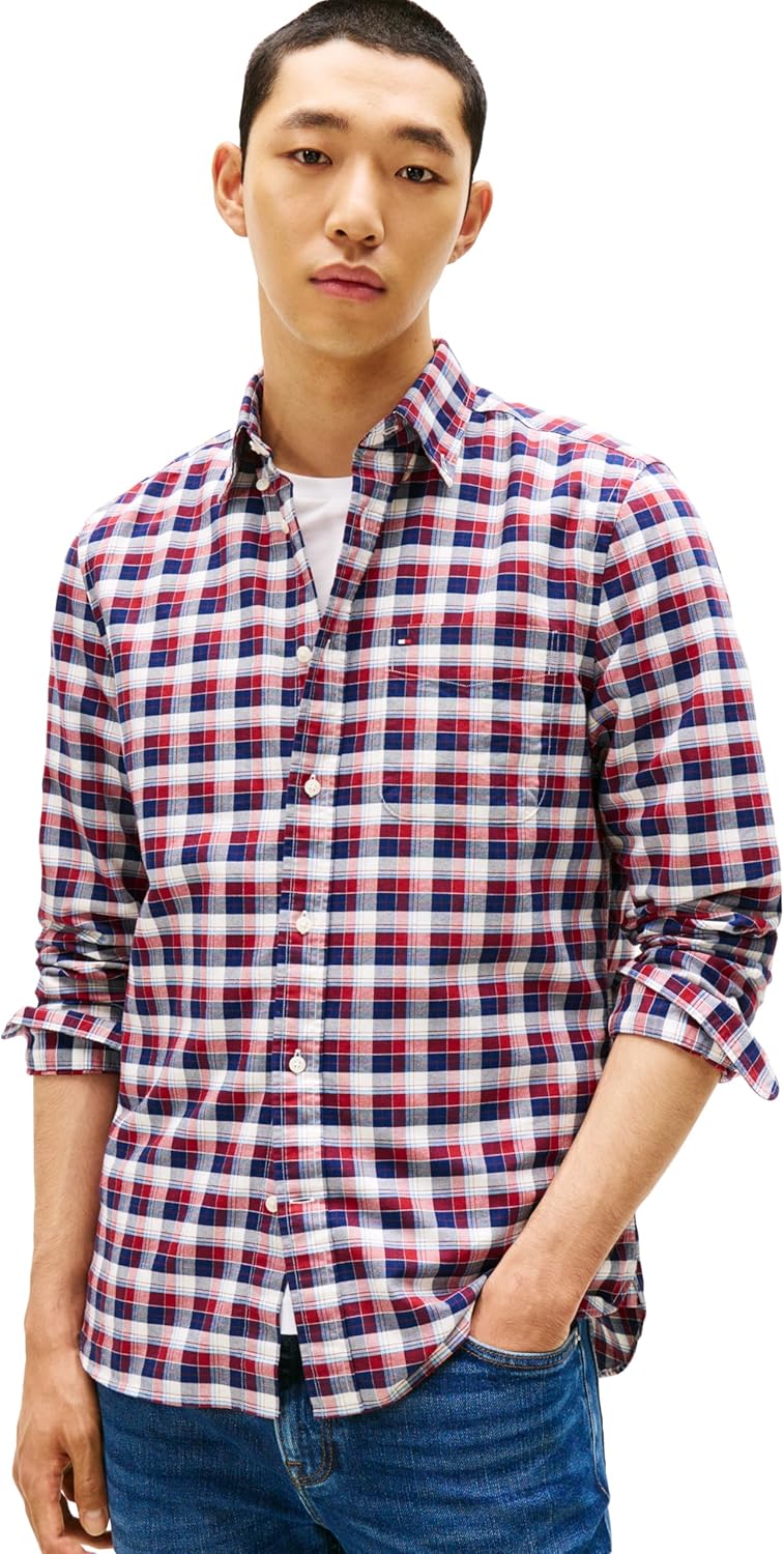 Tommy Hilfiger Men's Long Sleeve Oxford Shirts for Every Occasion
