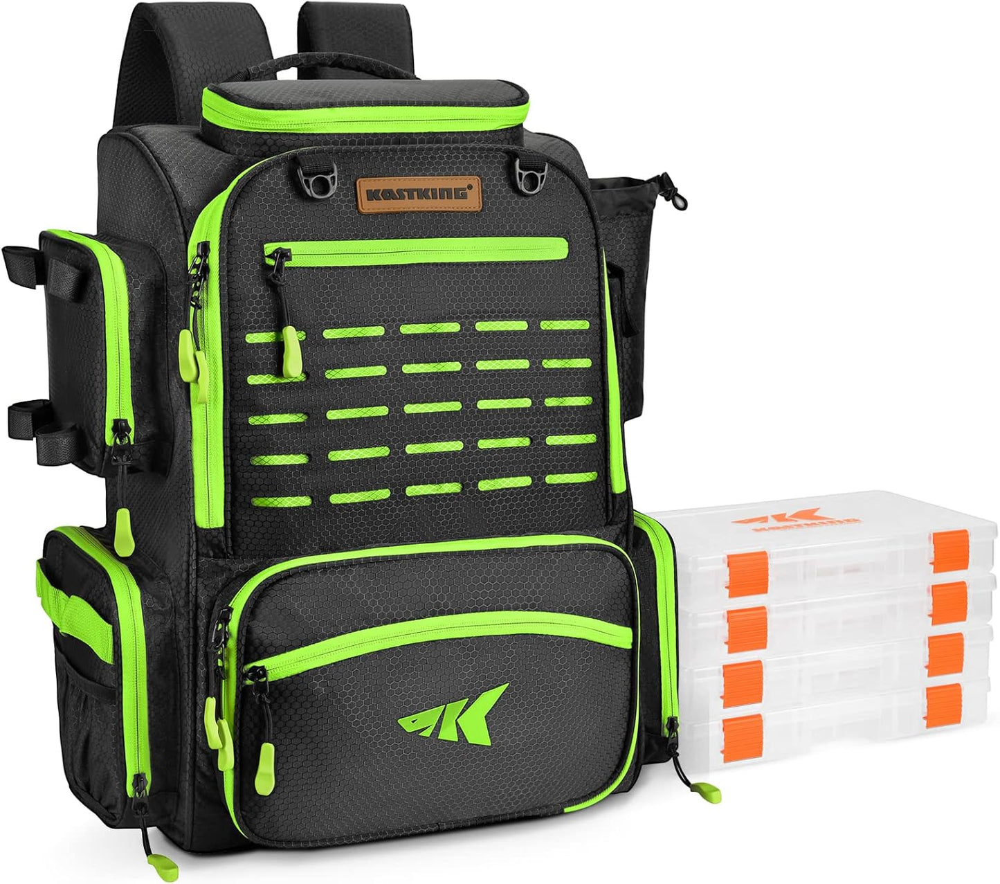 KastKing Bait Boss Fishing Backpack - 43L Large Storage