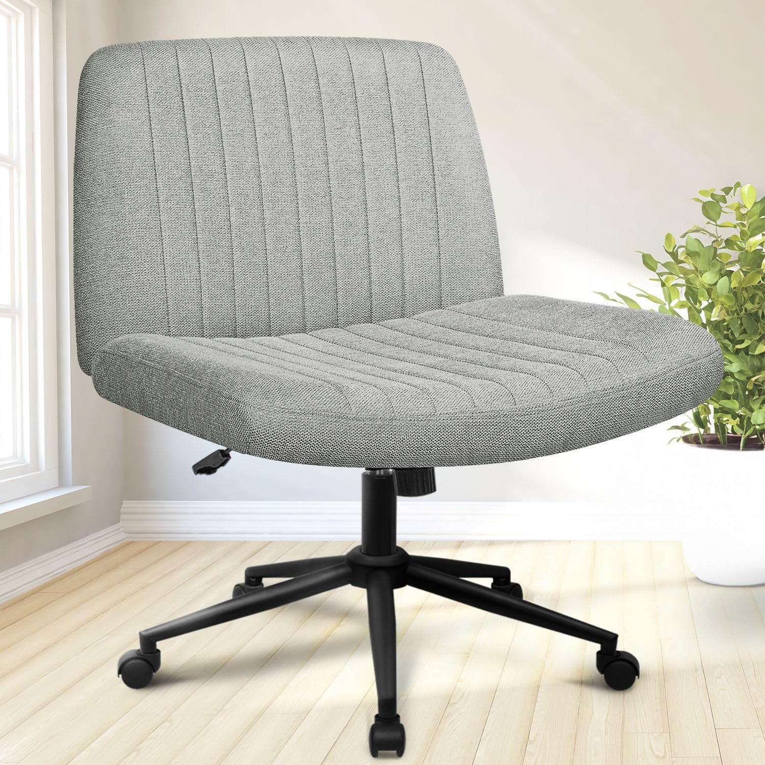 NEO CHAIR Criss Cross Chair with Wheels for Home Office Comfort