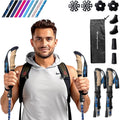 Foldable Hiking Poles Set for Men and Women - Durable Walking Sticks