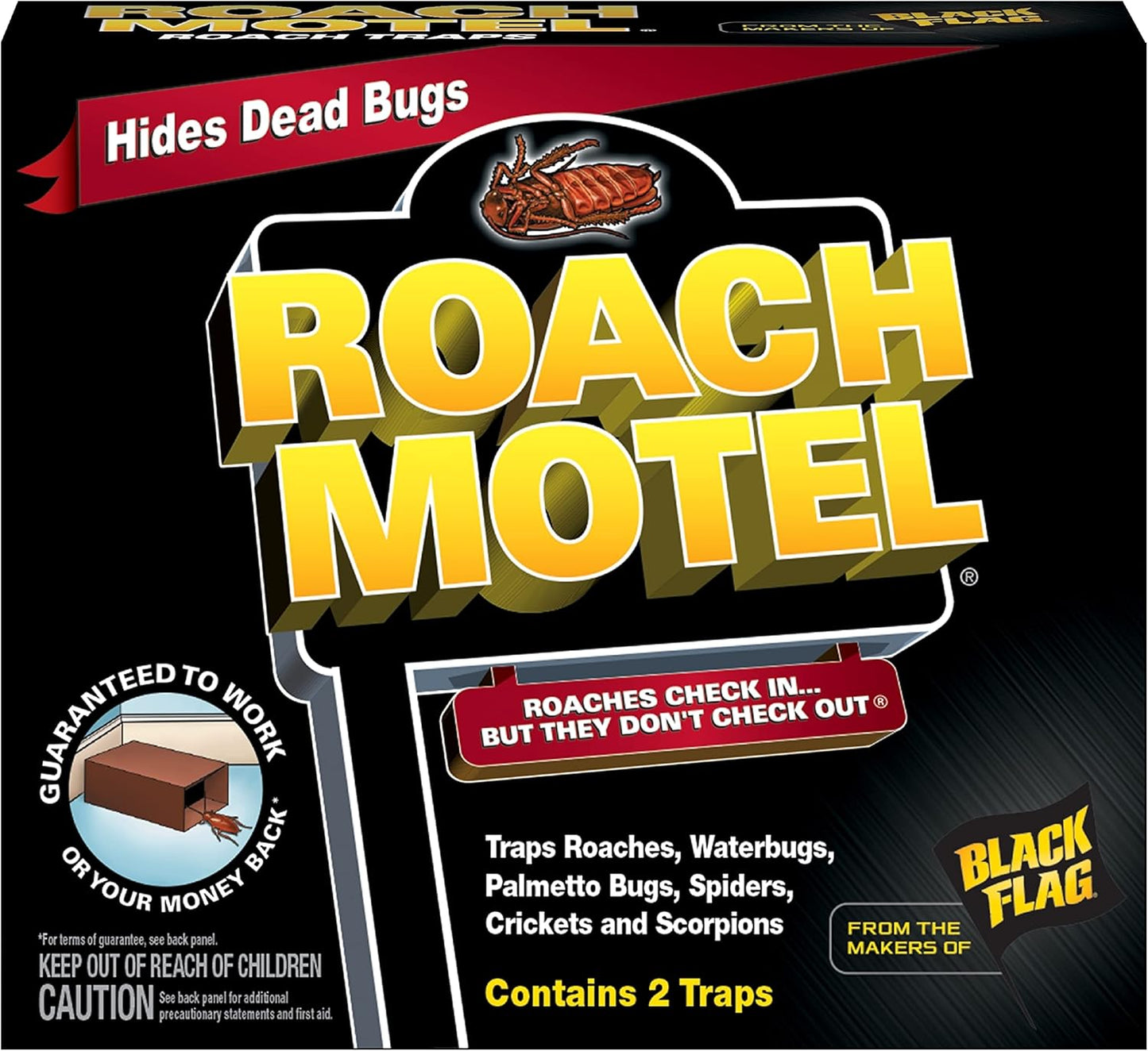 Roach Motel Traps by Black Flag - Pesticide-Free Bug Control