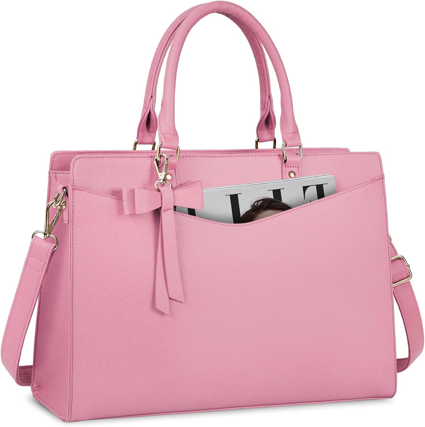 Stylish Waterproof Laptop Bag for Women 15.6 Inch Tote