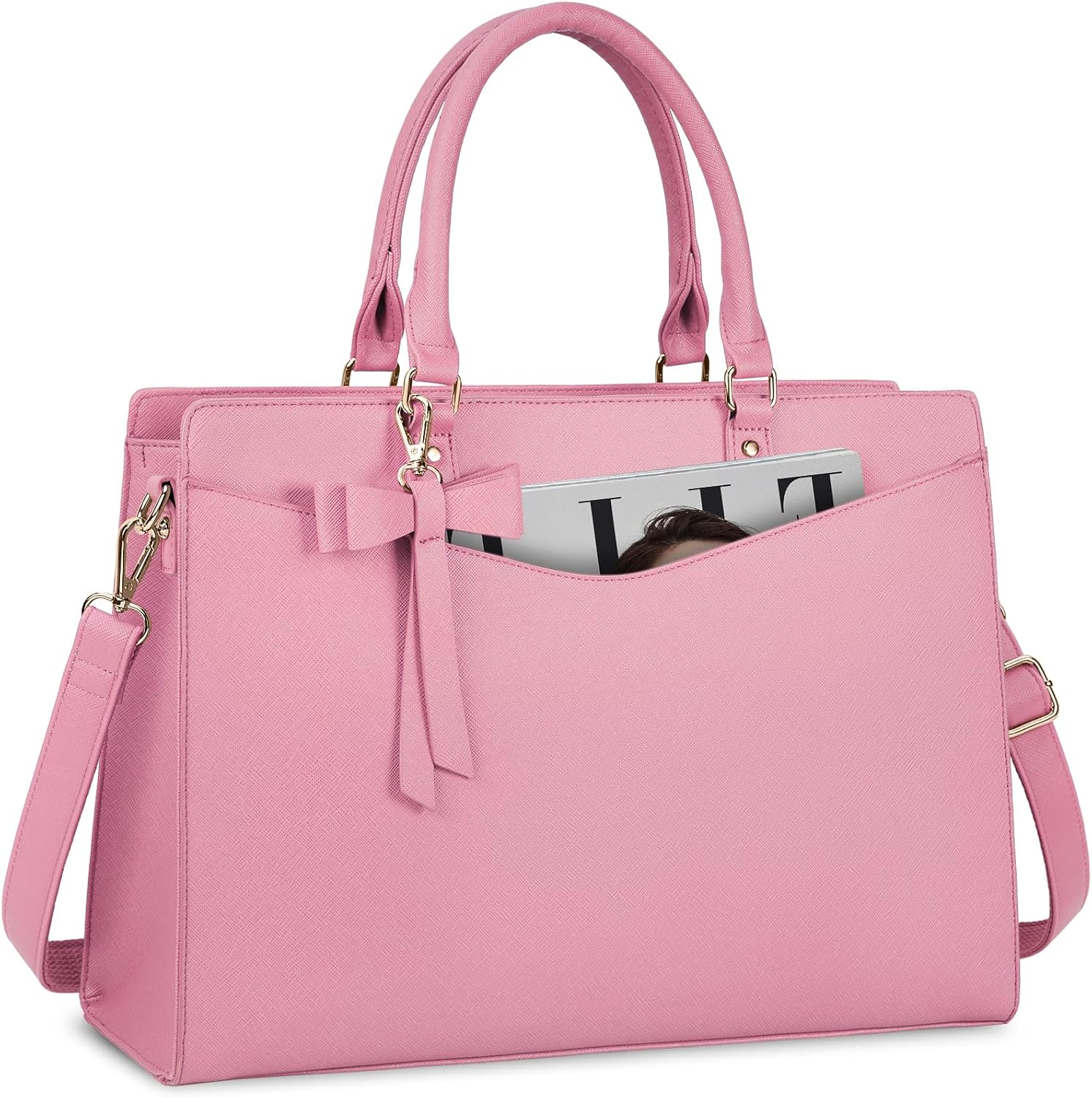 Stylish Waterproof Laptop Bag for Women 15.6 Inch Tote