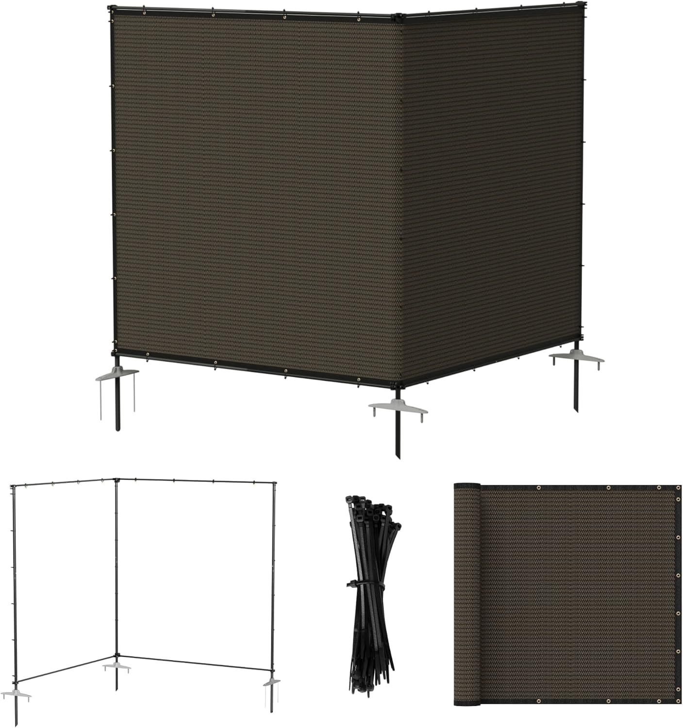 6ftx12ft Outdoor Privacy Screen for Dog Fencing and Patios