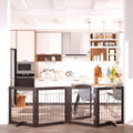 Vantas Folding Pet Gate 96 in Wide, 30 in Tall - No-Assembly Accordion