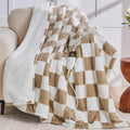Light Brown Heated Blanket Electric Twin Size - Cozy, Even Heat