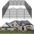 15 Panels Decorative Garden Fence 33in H x 33.46ft L - No Dig Pet