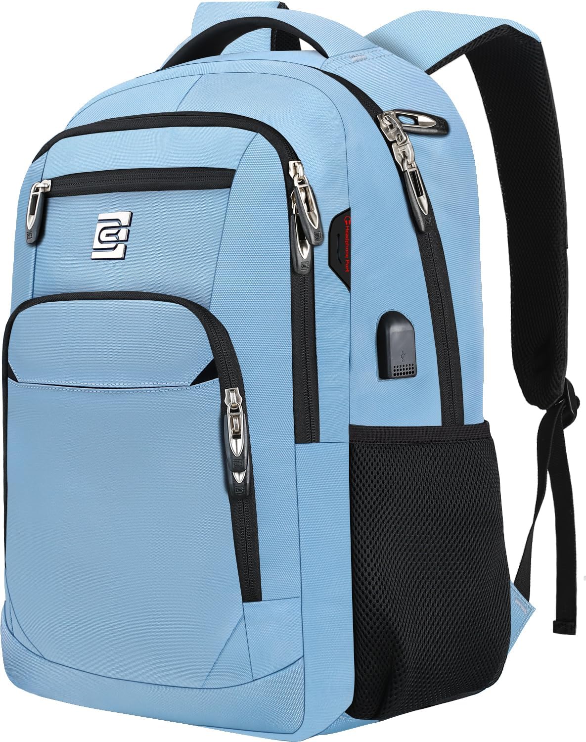 Durable Laptop Backpack with USB Charging Port for Travel